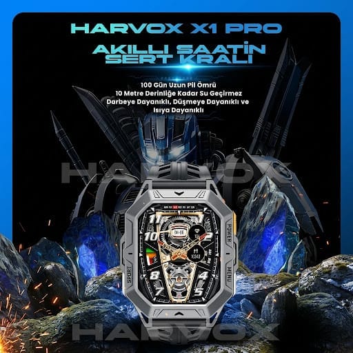 HARVOX X1 PRO AKILLI ERKEK KOL SAATİ